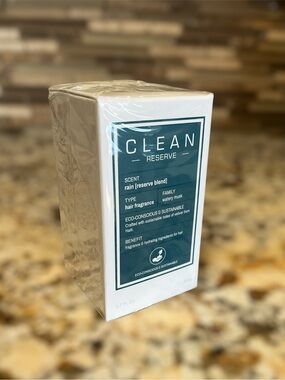 Clean Reserve Hair Fragrance, Rain Scent, 1.7 oz 50 ml